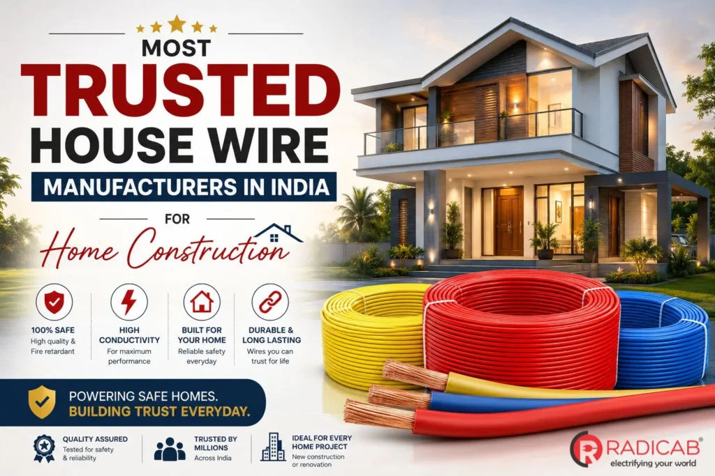 Most Trusted House Wire Manufacturers in India for Home Construction