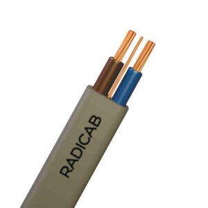 Twin Flat Cable (Grey Wire)